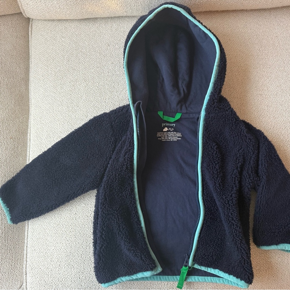 Primary Teddy Fleece Full Zip Jacket